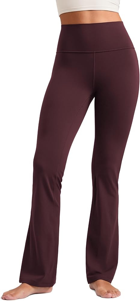 CRZ YOGA Butterluxe Flare Leggings 29"/30.5"/32"/33.5" - High Waist Bootcut Wide Leg Lounge Women... | Amazon (US)