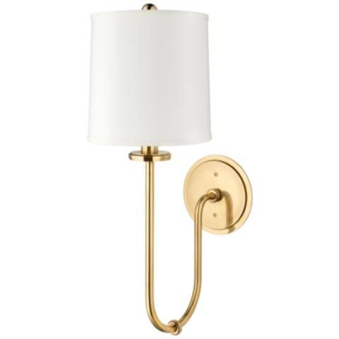 Jericho 1 Light Wall Sconce Aged Brass | Lamps Plus