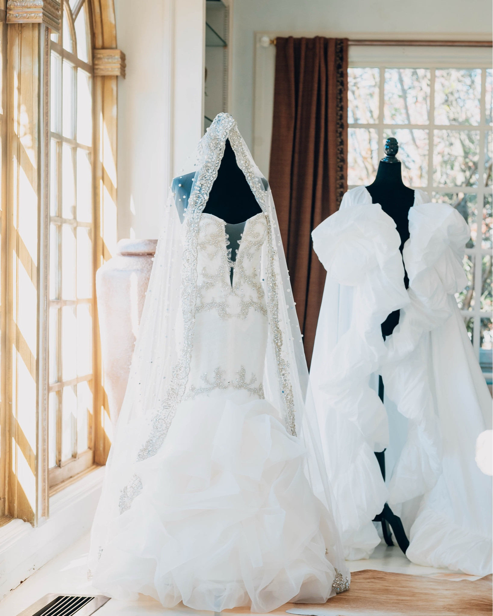 When I first laid eyes on the foyer of the house we’d be getting ready at for my sister’s wedding, I knew it was perfect for ​her dress and robe​. ​I loved the black mannequins I came across from Amazon. 


#LTKgrwm #LTKHome #LTKWedding