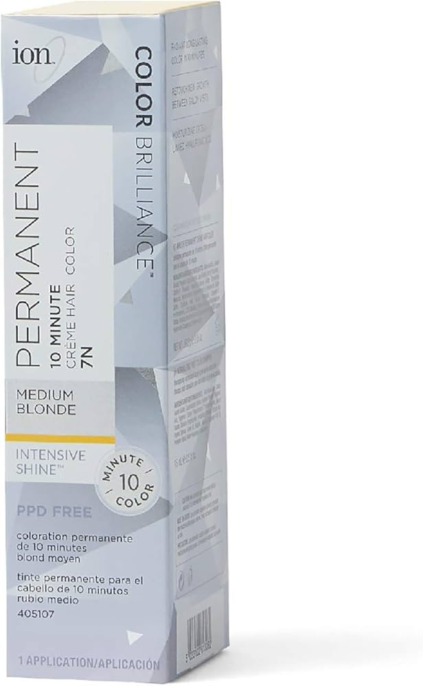 Ion 7N Medium Blonde Permanent Creme Hair Color 7N Medium Blonde | Amazon (US)