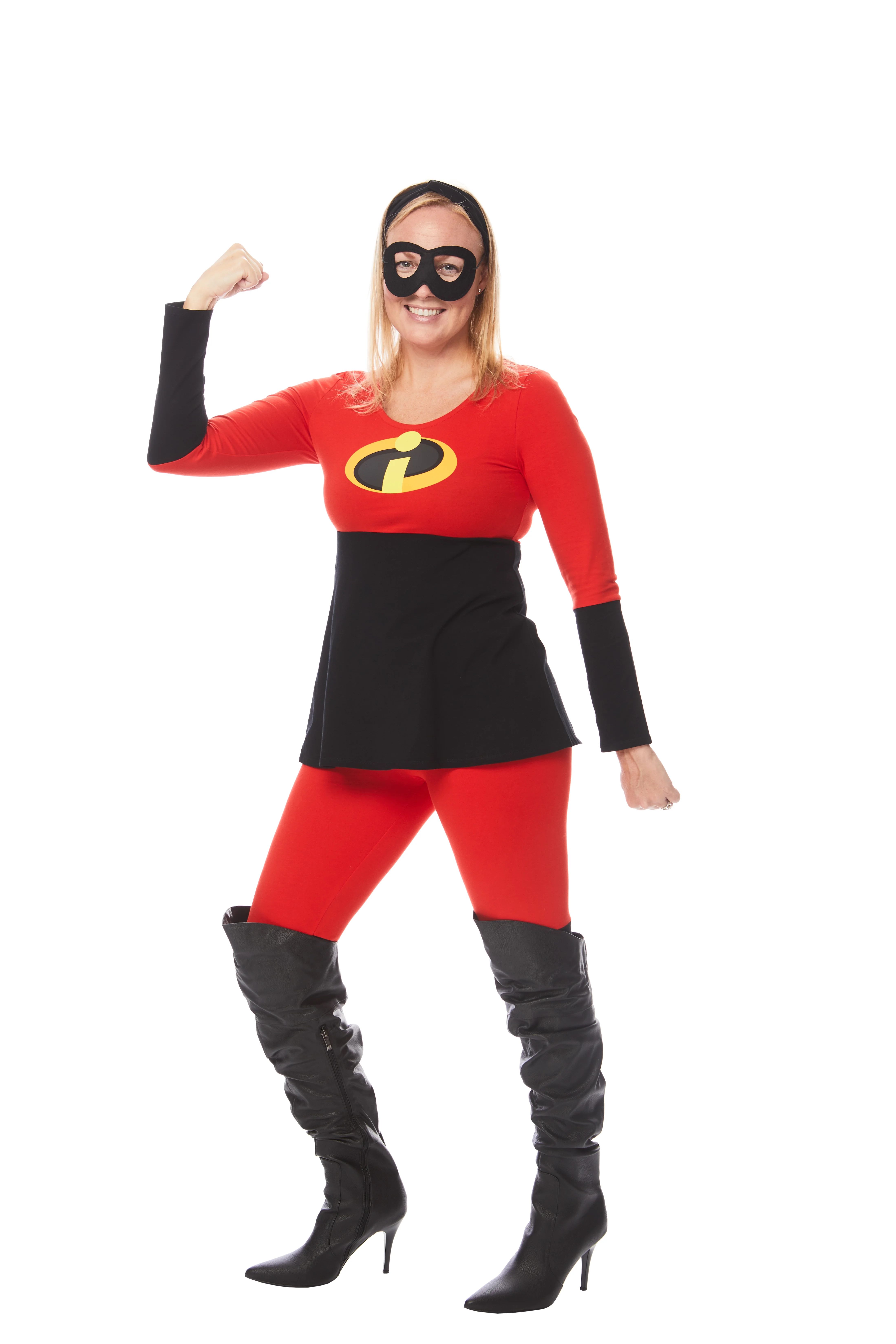 Disney The Incredibles Mrs Incredible Women's Halloween Fancy-Dress Costume, S (4-6) | Walmart (US)