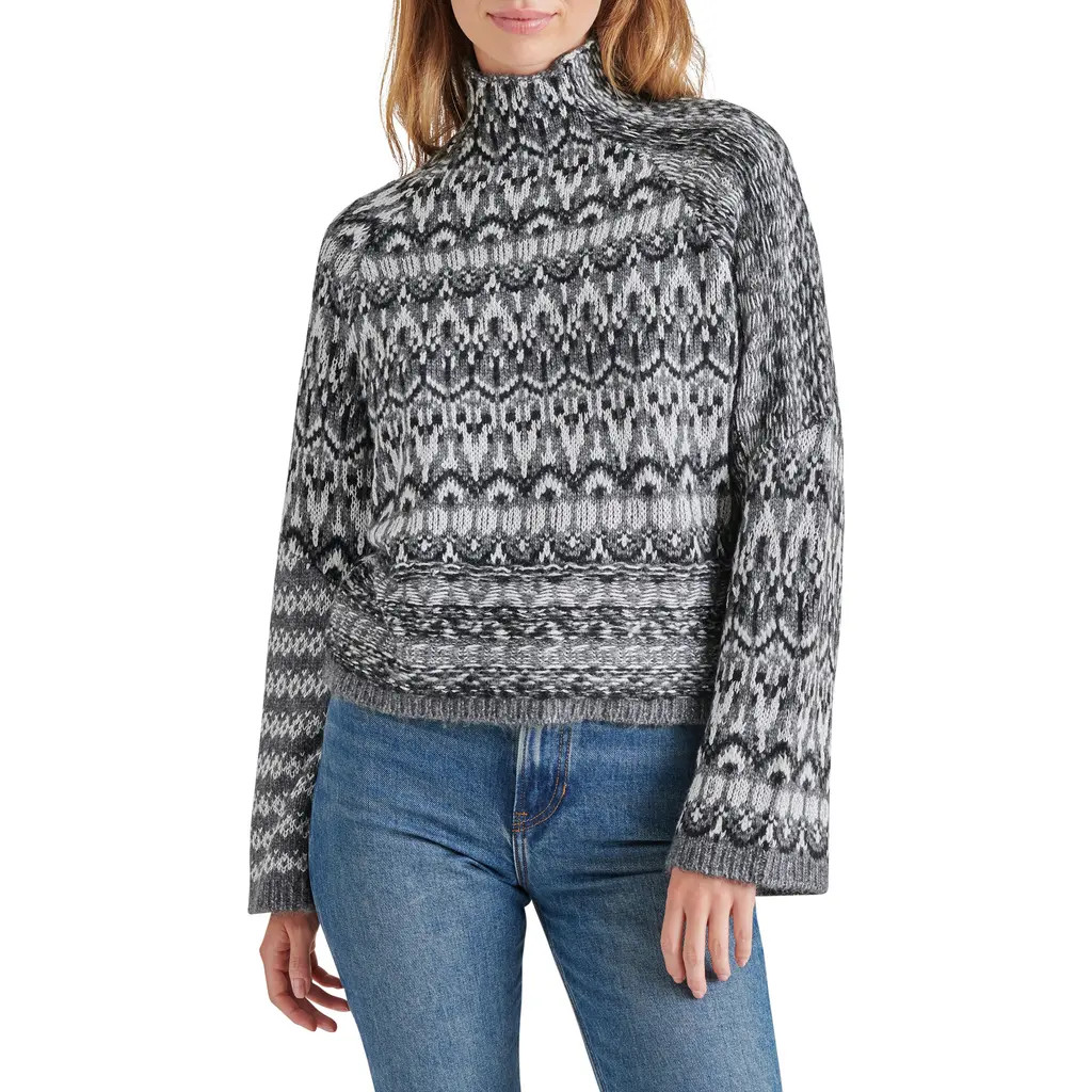 Steve Madden Indie Turtleneck Sweater in Charcoal Grey at Nordstrom Rack, Size Small | Nordstrom Rack