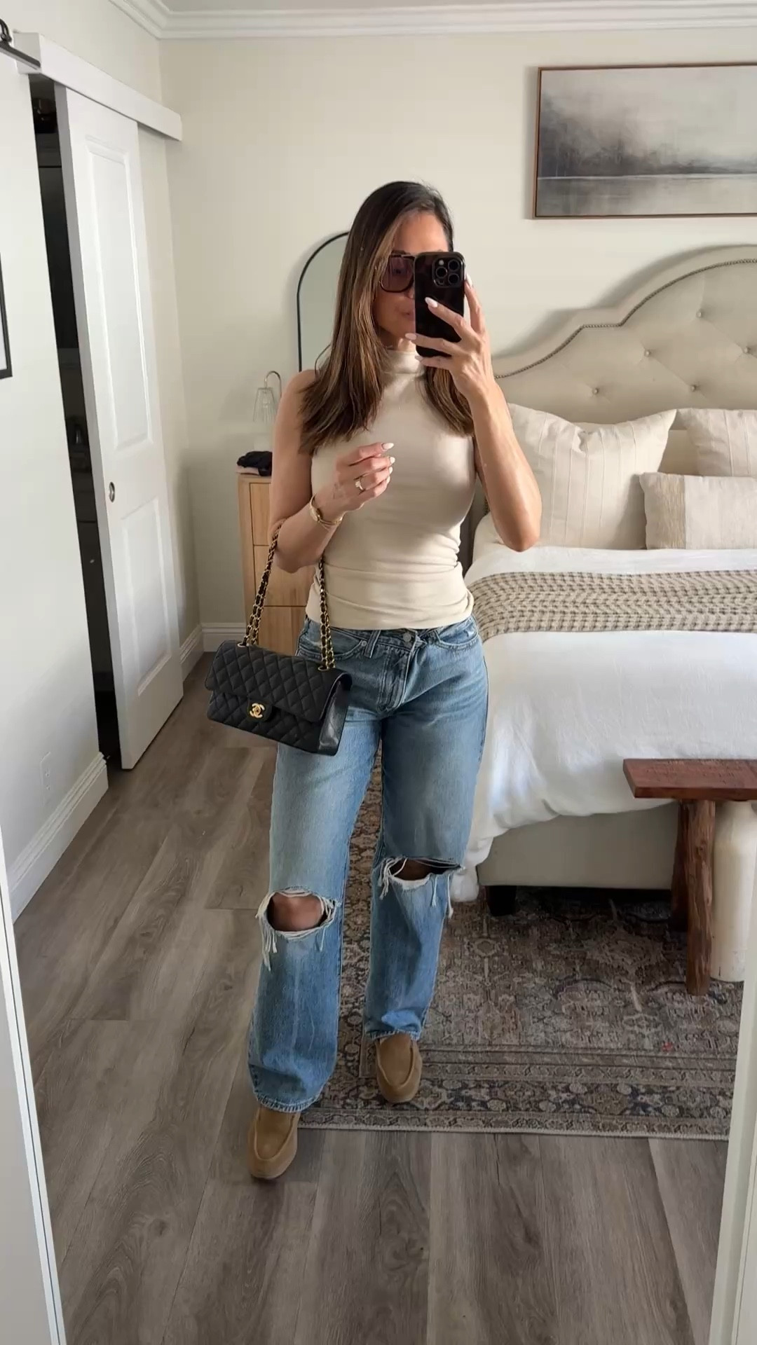 Basics 🤌🏻
My fav Levi’s jeans are still that girl! Wearing sixe 27

#LTKootd #LTKdayinmylife #LTKgrwm