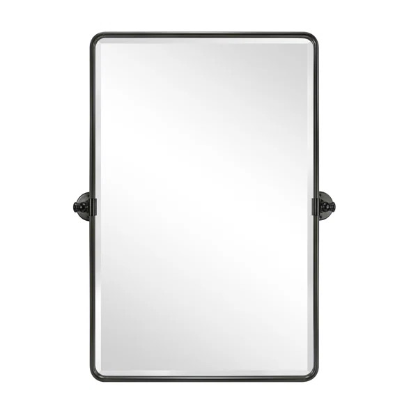 Woodvale Metal Framed Wall Mounted Bathroom / Vanity Mirror | Wayfair Professional