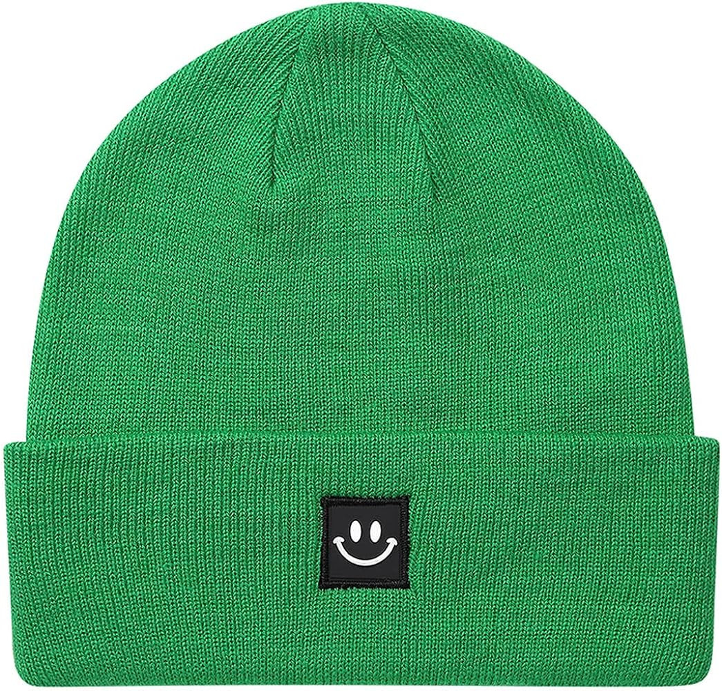 MaxNova Knit Beanie Hat with Smile Face for Men/Women | Amazon (US)