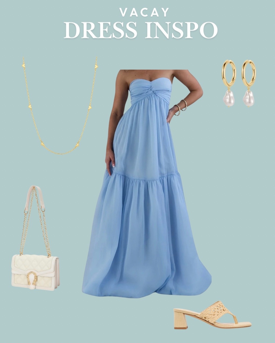 Vacay Dress Inspo! 🩵💋

#LTKTravel #LTKSaleAlert #LTKootd