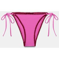 Zara - Seamed Bikini Bottoms - Fuchsia - Xs - Woman | Zara US