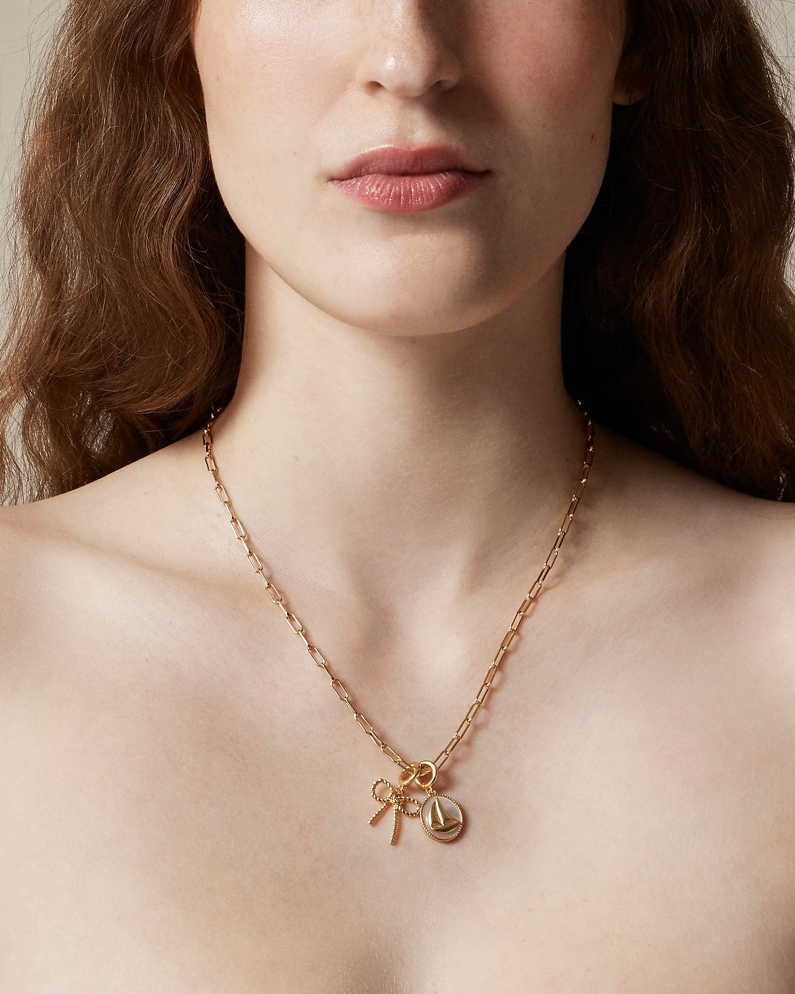 Nautical charm necklace | J. Crew US