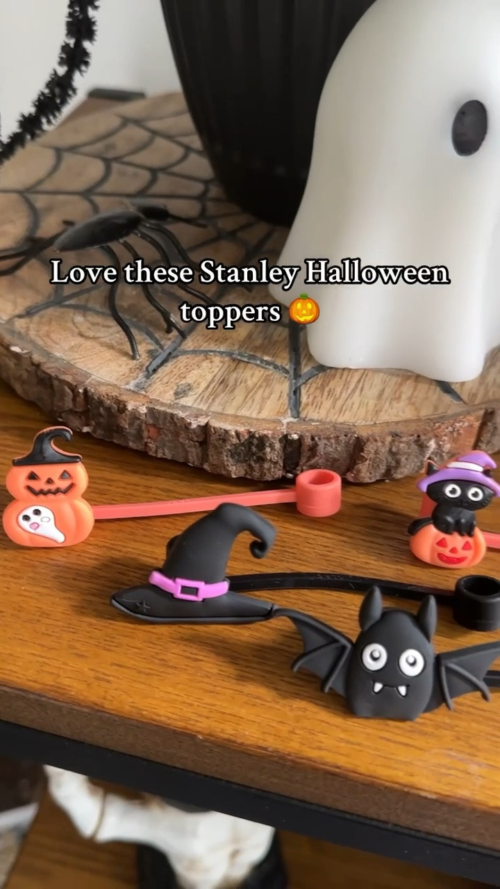 I’m gonna need a Stanley straw topper intervention. I can’t stop buying them! I mean… even your Stanley needs some decor. Let’s be honest 😍

#LTKHalloween #LTKVideo #LTKFindsUnder50