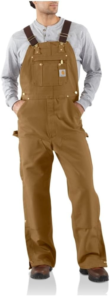 Carhartt Men's Firm Duck Bib Overall | Amazon (US)