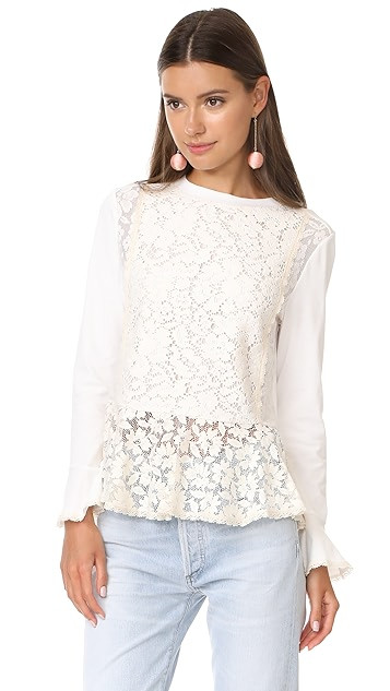 Lace Pullover | Shopbop