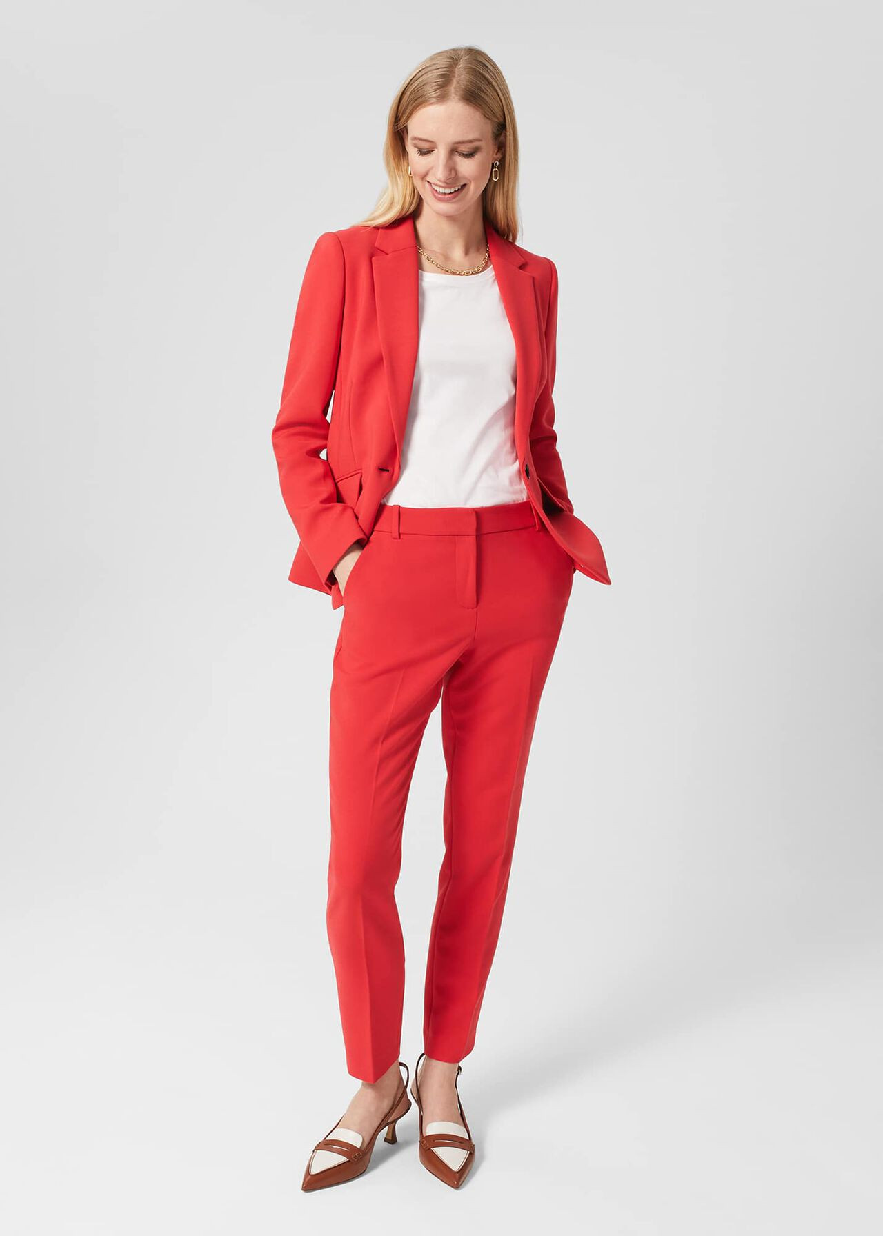 Petite Suki Trouser Suit Outfit | | Hobbs