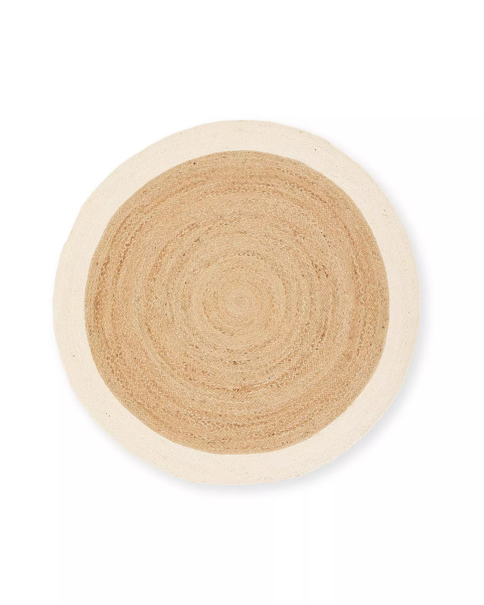 Hayden Border Round Rug | Serena and Lily