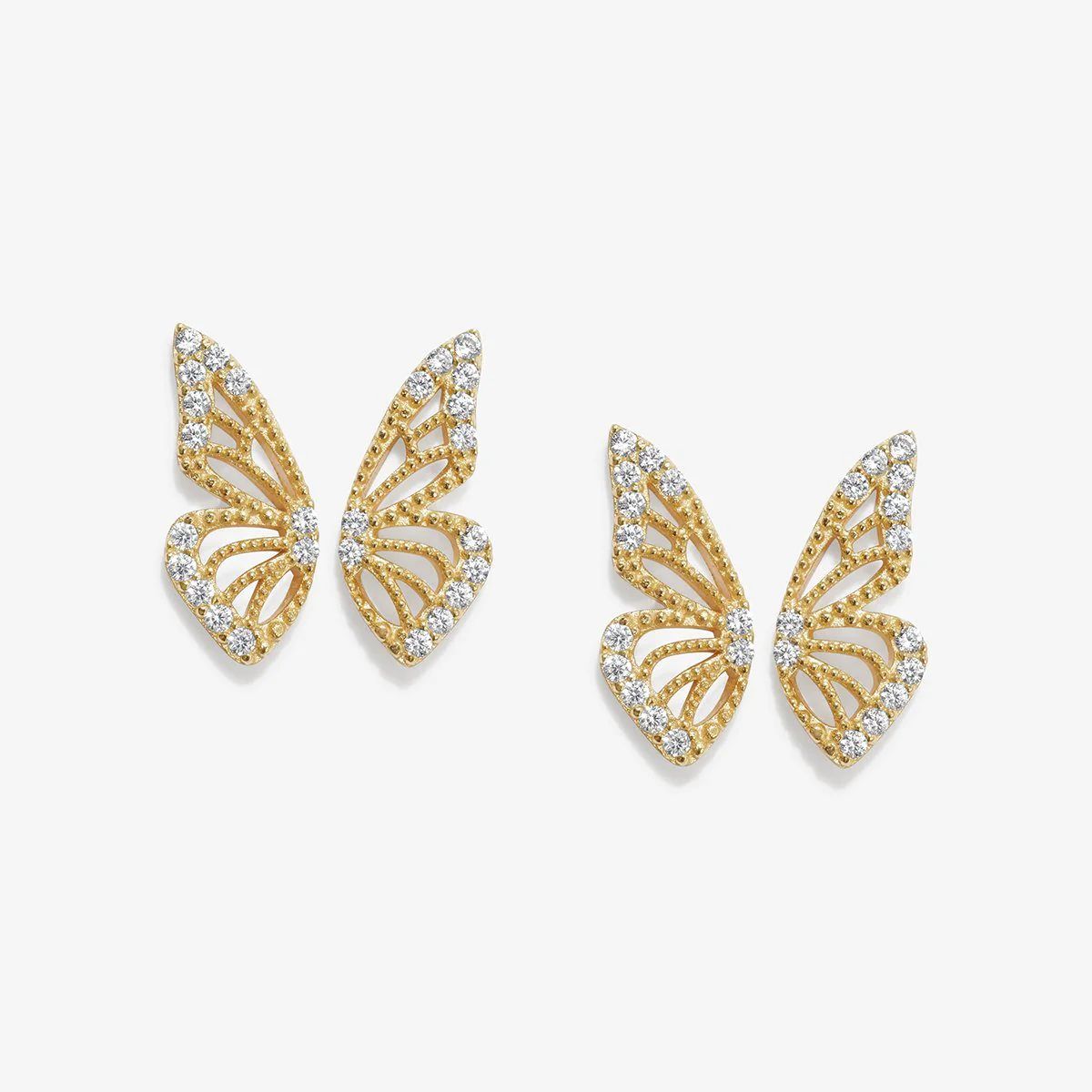 Peta butterfly earrings | Adornmonde