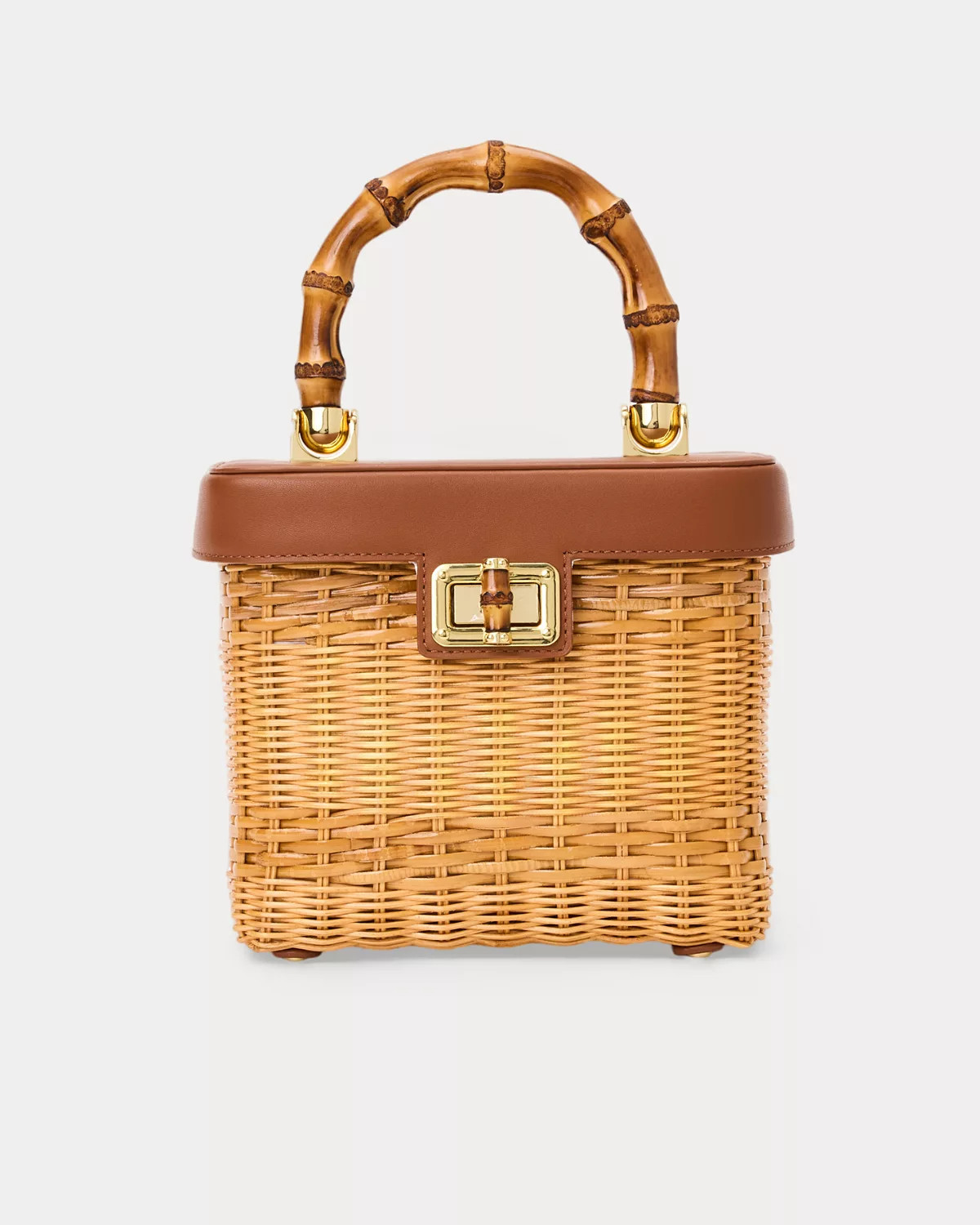 Sienna Top Handle Wicker Bag | Lilly Pulitzer