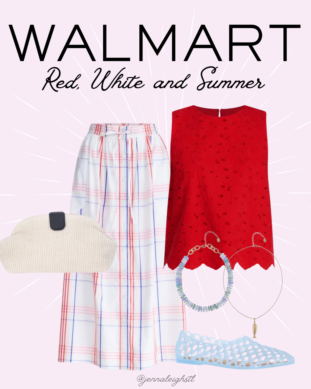 Red, White and Summer ❤️🤍💙

A softer take on red, white, and blue with easy Walmart pieces that feel classic, relaxed, and perfect for summer. Loving how wearable and effortless this color combo looks styled together. 

 #LTKootd #LTKSeasonal #LTKMidsize