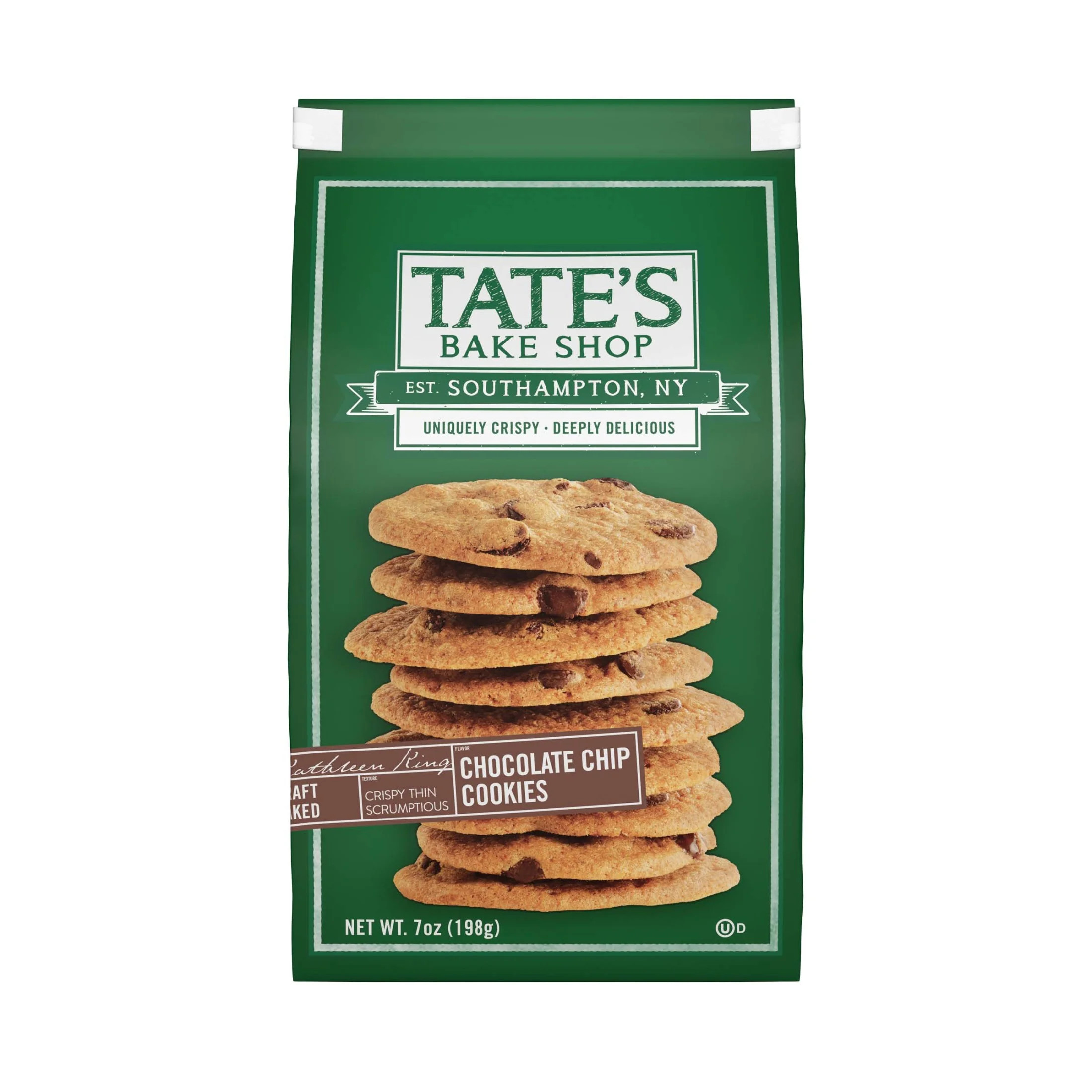 Tate's Bake Shop Chocolate Chip Cookies, 7 oz - Walmart.com | Walmart (US)
