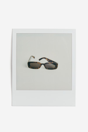 Rectangular Sunglasses - Black - Ladies | H&M US | H&M (US + CA)