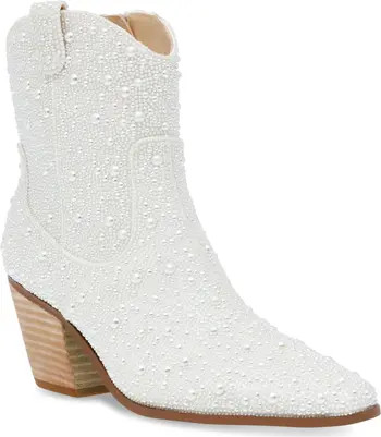 Diva Embellished Western Bootie (Women) | Nordstrom