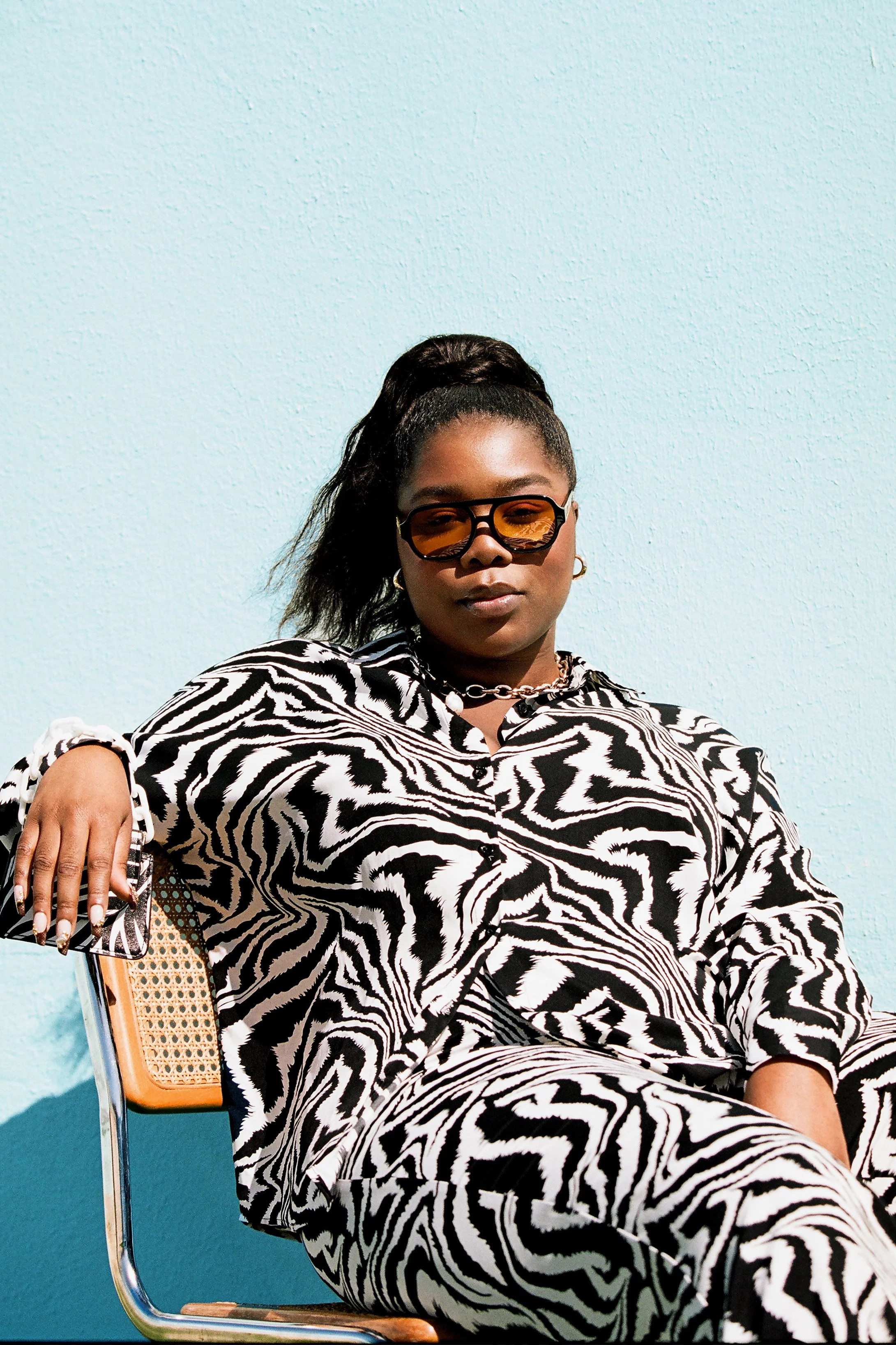 Plus Size Zebra Print Wide Leg Pants | Nasty Gal (US)