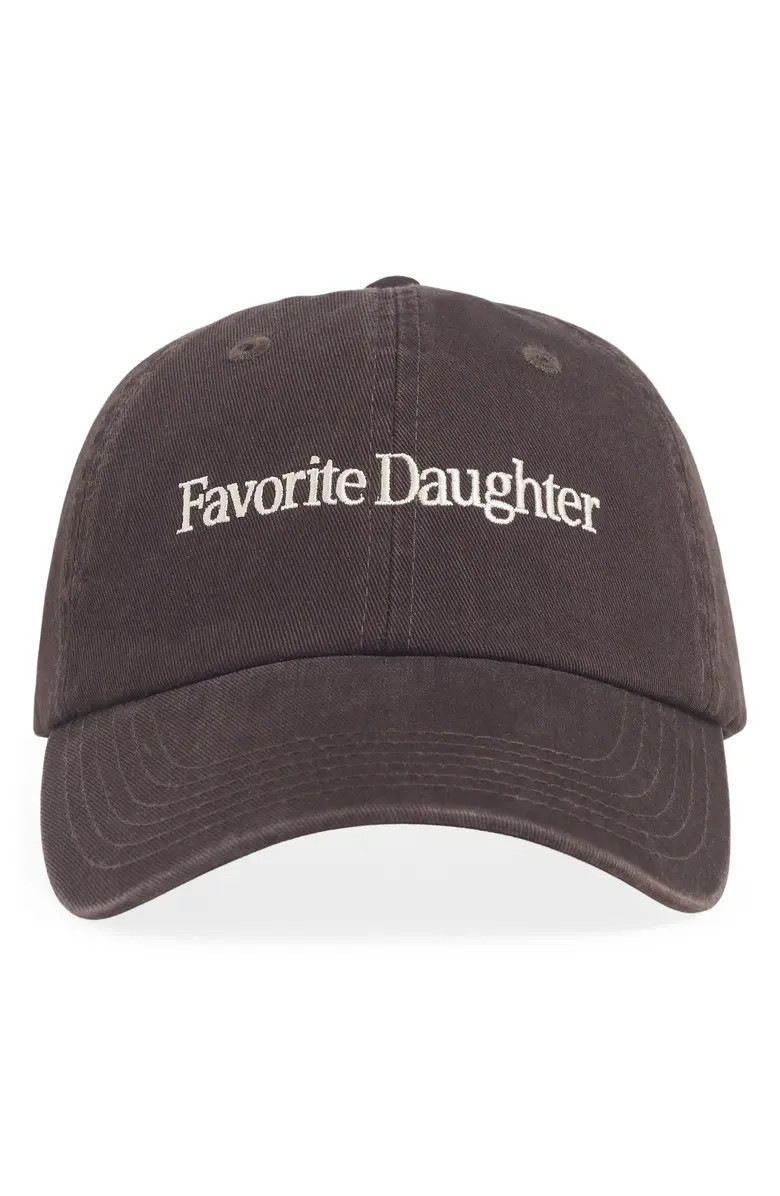 Favorite Daughter Classic Logo Cotton Twill Baseball Cap | Nordstrom | Nordstrom