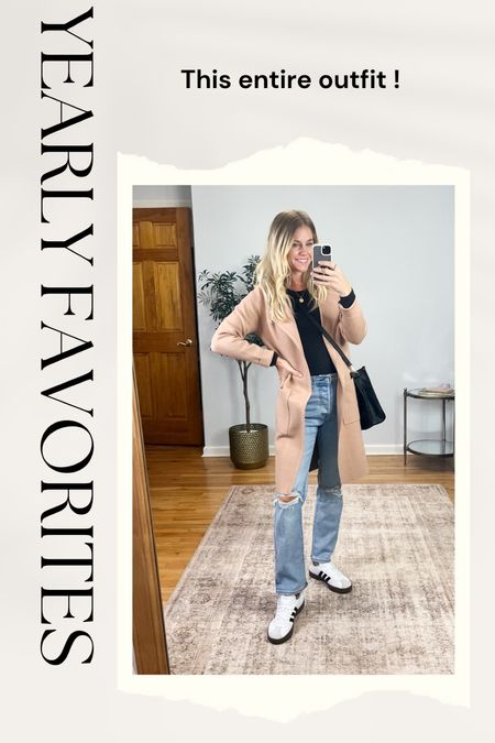 2023 Most Loved: everything in this outfit was a top seller for last year! This coatigan is so soft and I love the style. These Levi’s wedgie jeans fit so well and  paired with my favorite buttery soft bodysuit, and the Adidas sambas that everyone loves topped off with my favorite Crossbody bag.

#AmazonFashion #FoundItOnAmazon #FoundItOnAmazonFashion 

#LTKstyletip #LTKfindsunder50 #LTKfindsunder100