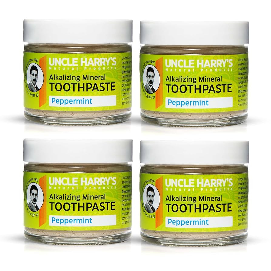 Uncle Harry's Natural & Fluoride-free Remineralizing Toothpaste - Freshens Breath & Strengthens E... | Amazon (US)