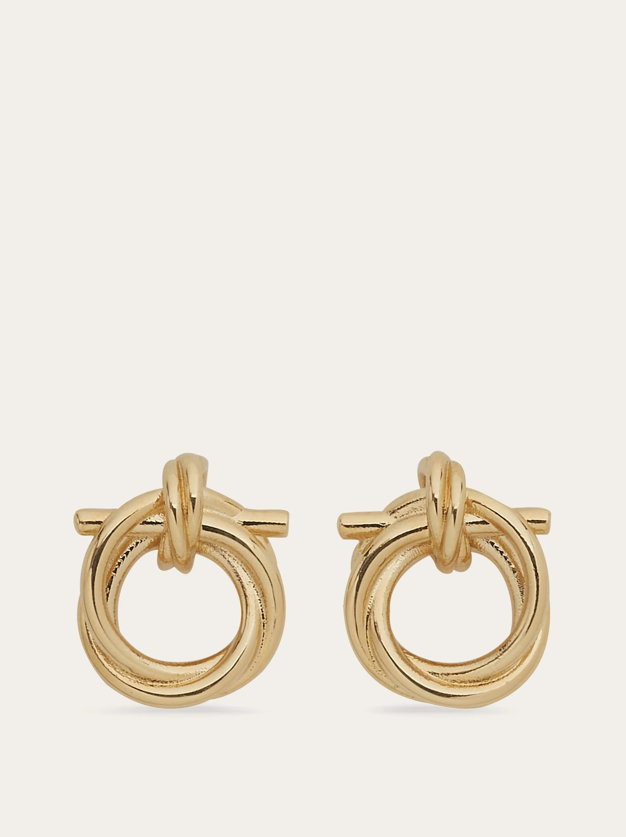 Twisted Gancini earrings | Earrings | Women's | Ferragamo US | Ferragamo (EU)