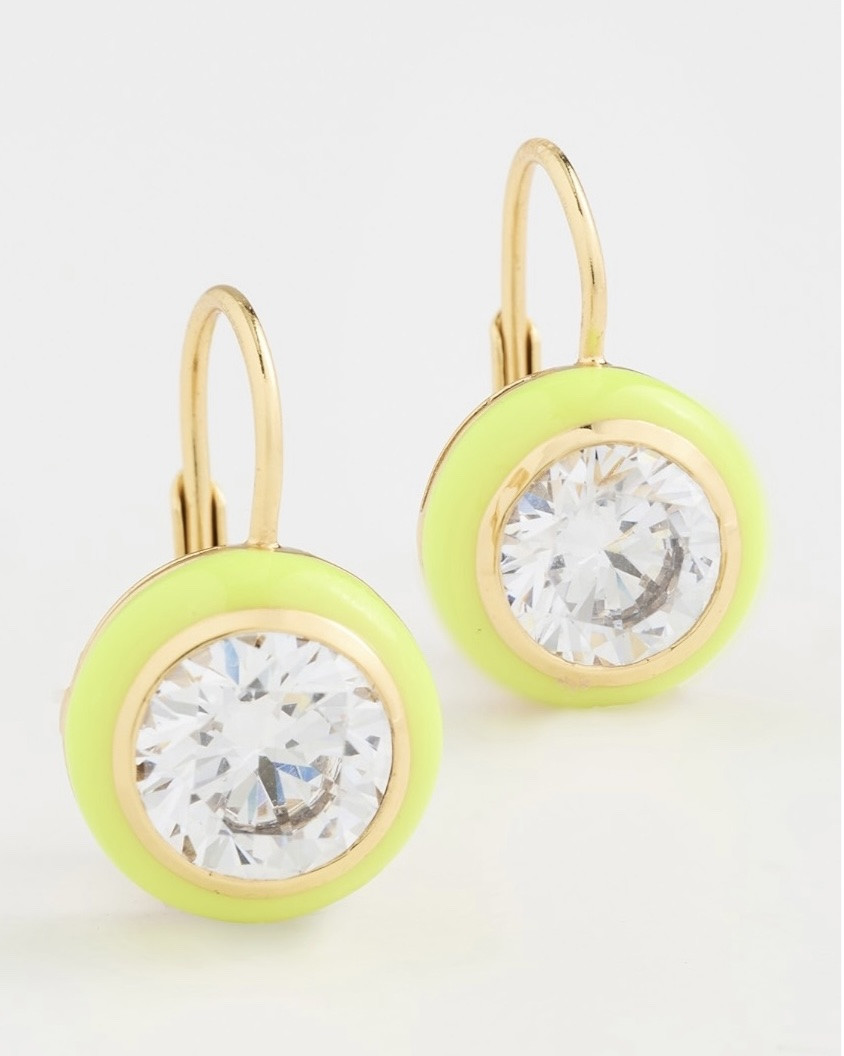 Back in stock: These Hart earrings on Shopbop! They add a perfect pop of color to any outfit, and I get compliments whenever I wear them. Recommend buying them on Shopbop instead of the brand’s website for free shipping!
