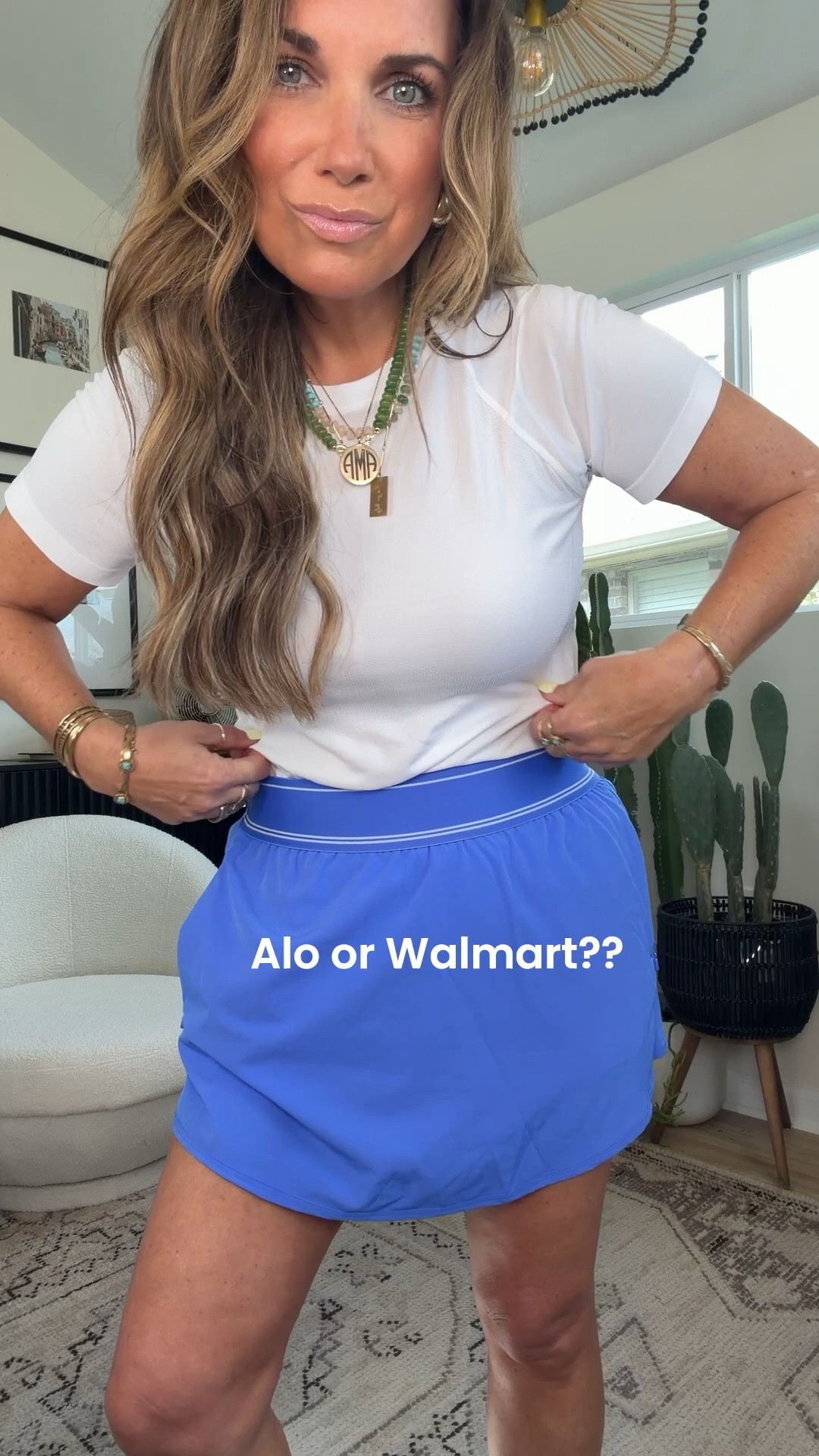 Alo look for less skort that is so perfect!! Under $20 too!! Wearing a size medium in skort, small in top  

#walmartfashion #walmartfinds

#LTKOver40 #LTKPetite #LTKActive