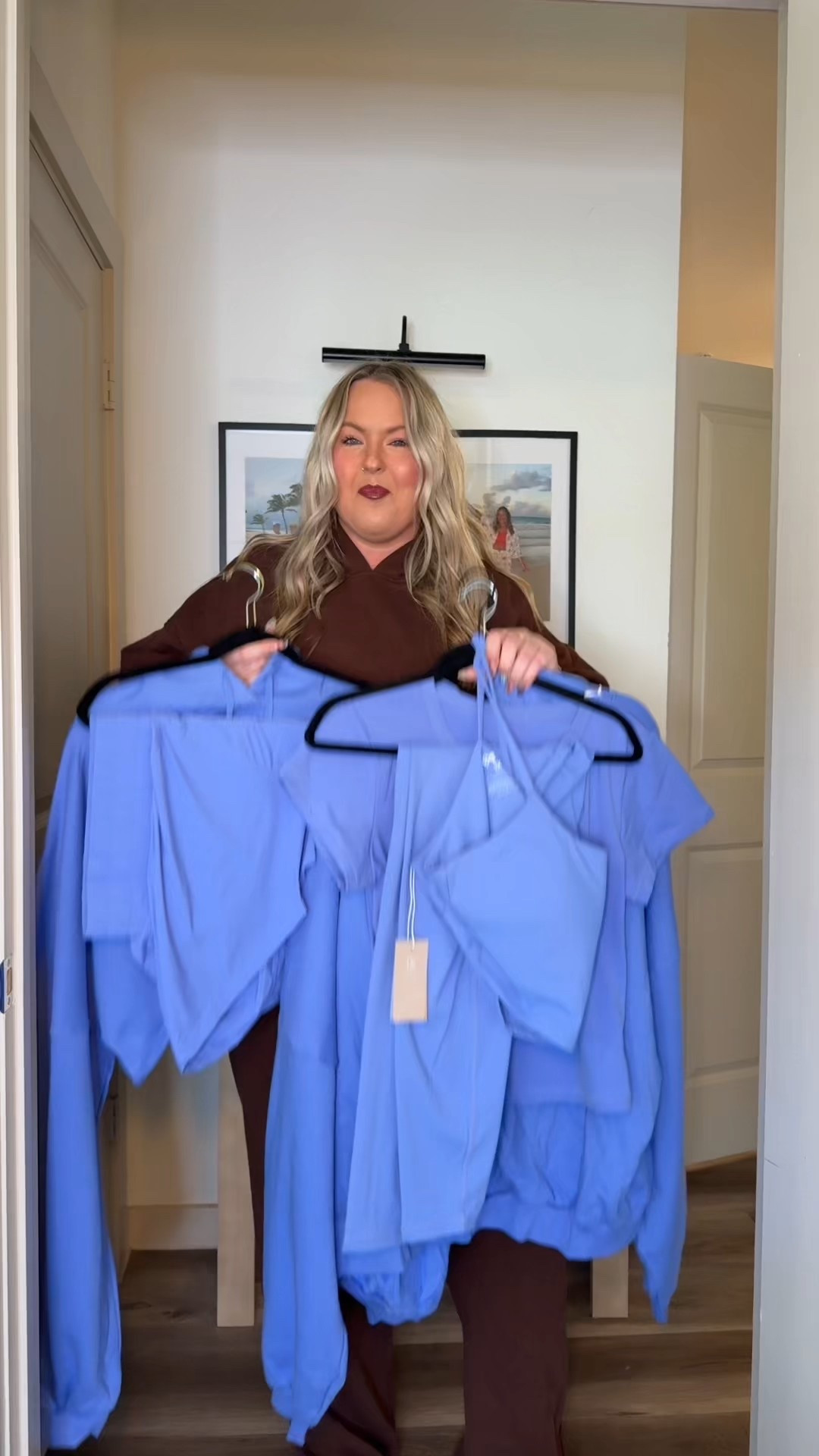 Tank: 1x
Shorts: 1x
Tshirt: 2x
Zip up: 1x/2x
Shruggie: 2x

#LTKPlusSize #LTKTall #LTKActive