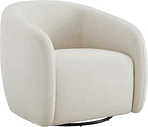 Watson & Whitely Swivel Accent Chairs for Living Room, Modern Upholstered Arm Chair for Bedroom, ... | Amazon (US)