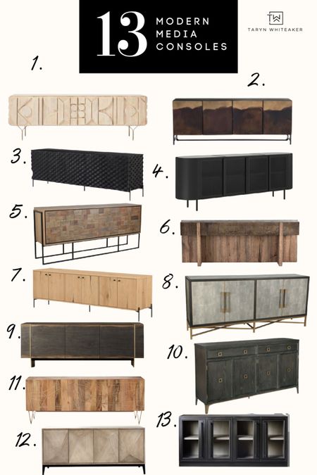 Modern transitional media console ideas rustic media consoles  tv consoles industrial consoles  modern consoles 

#LTKhome