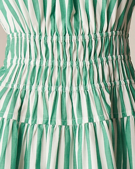 Hyacinth dress in striped cotton poplin | J. Crew US