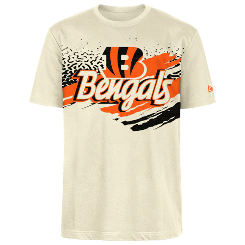 New Era Mens New Era Bengals Fitted Short Sleeve T-Shirt - Mens Tan/Multi Size S | Foot Locker (US)