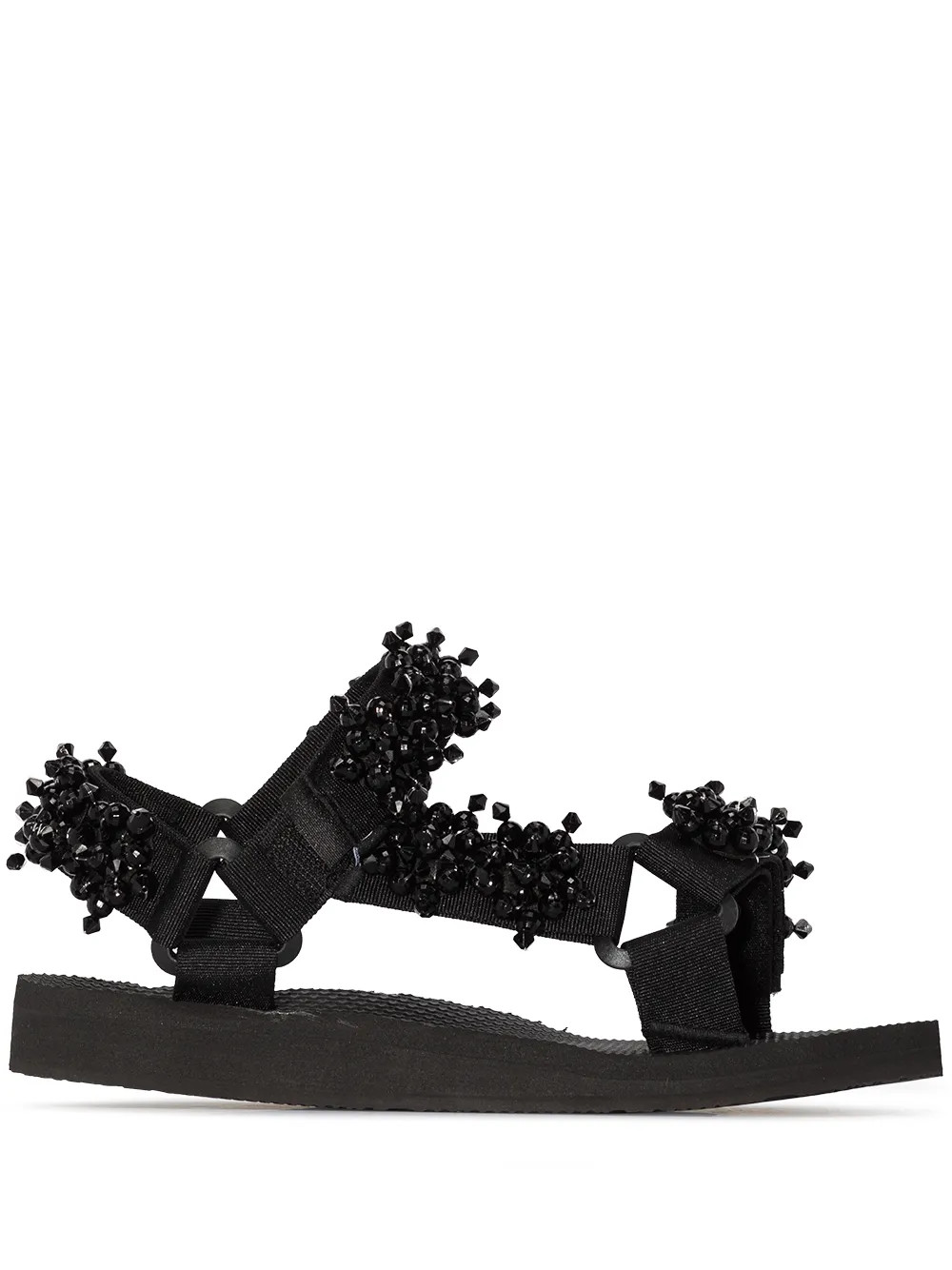 Arizona Love Trekky bead-embellished Sandals - Farfetch | Farfetch (US)