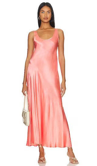 Satin Tank Dress | Coral Dress | Coral Red Dress | Blush Dress | Blush Pink Dress | Dusty Rose Dress | Revolve Clothing (Global)