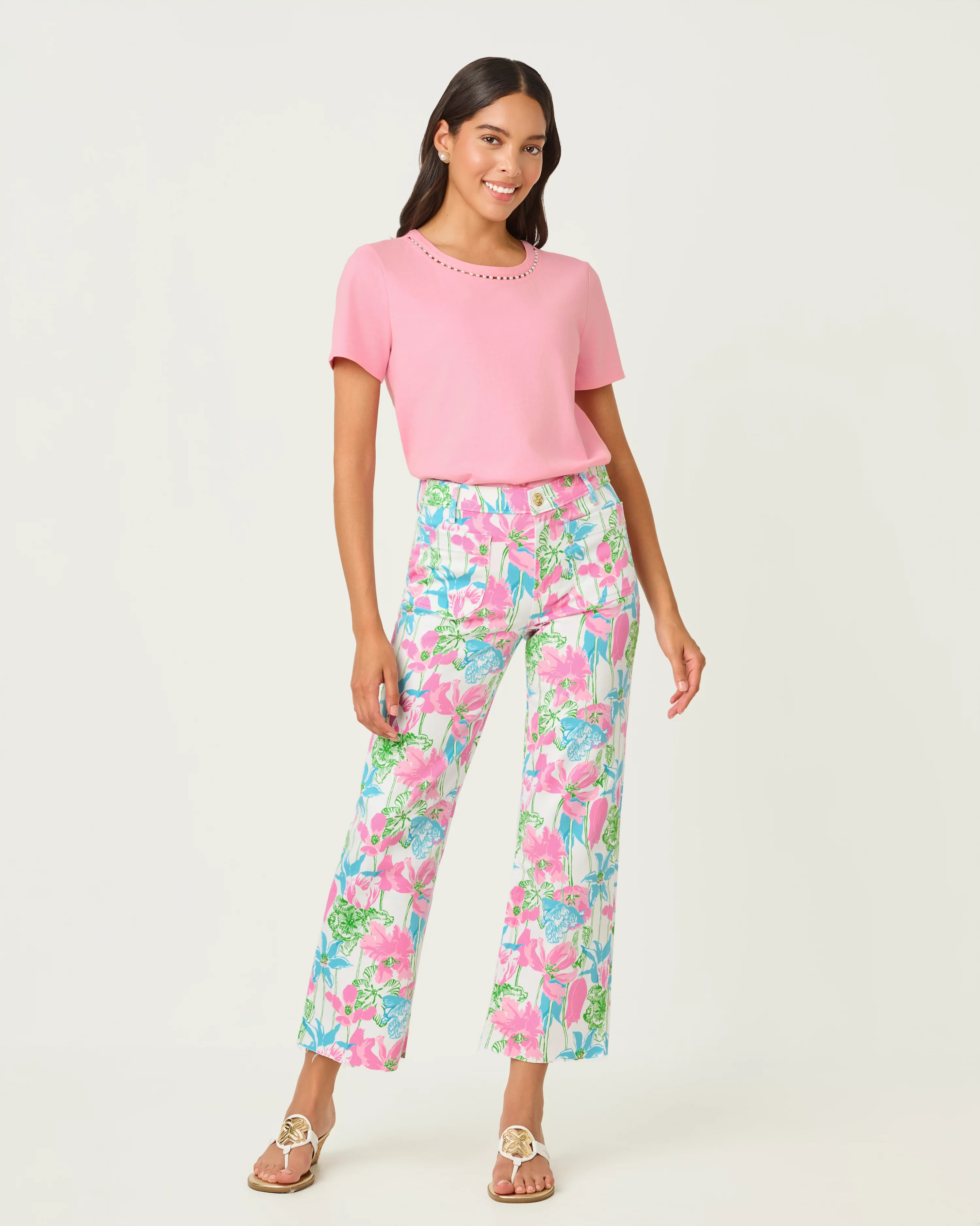 27" Harleen High Rise Crop Jean | Lilly Pulitzer
