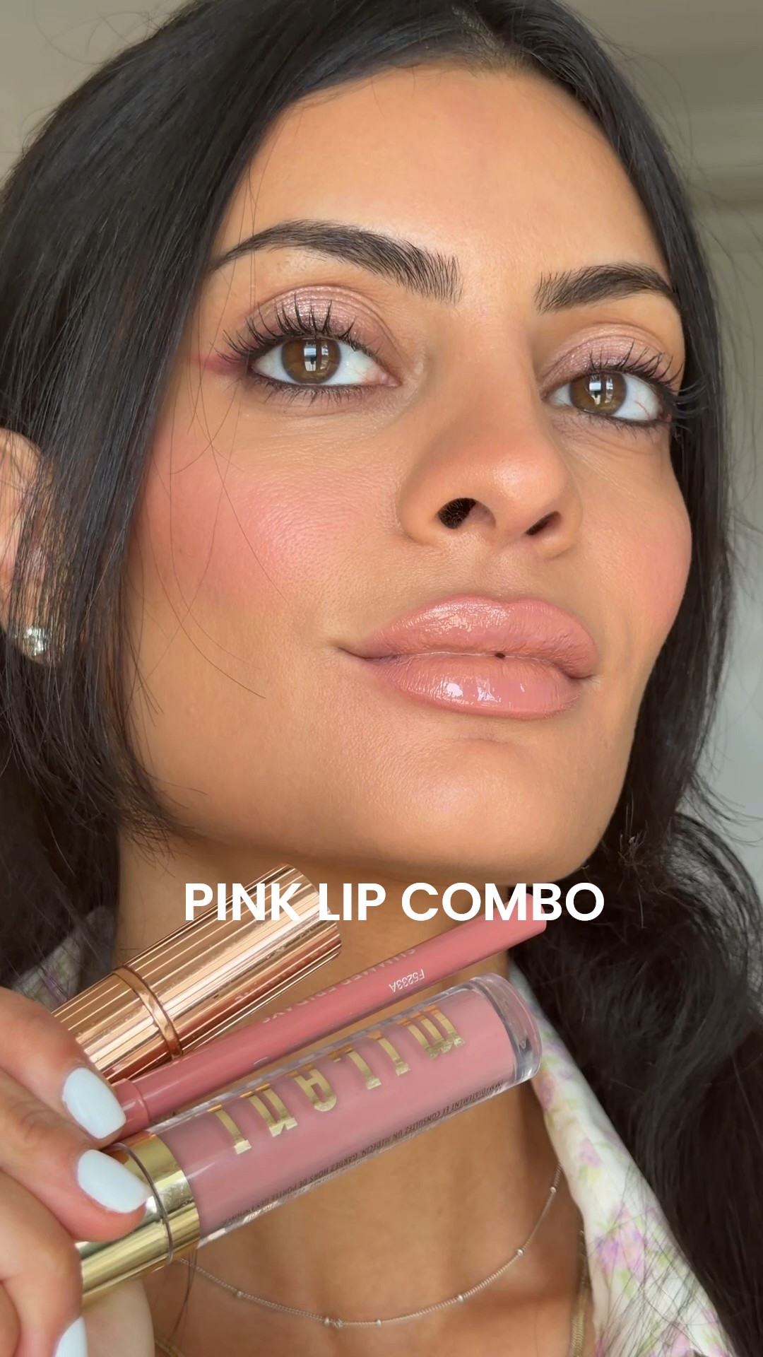 Summer Fridays lip liner in sugar
Charlotte Tilbury lipstick in Penelope pink
Milani lipgloss in little secret 

#LTKBeauty #LTKgrwm #LTKSeasonal