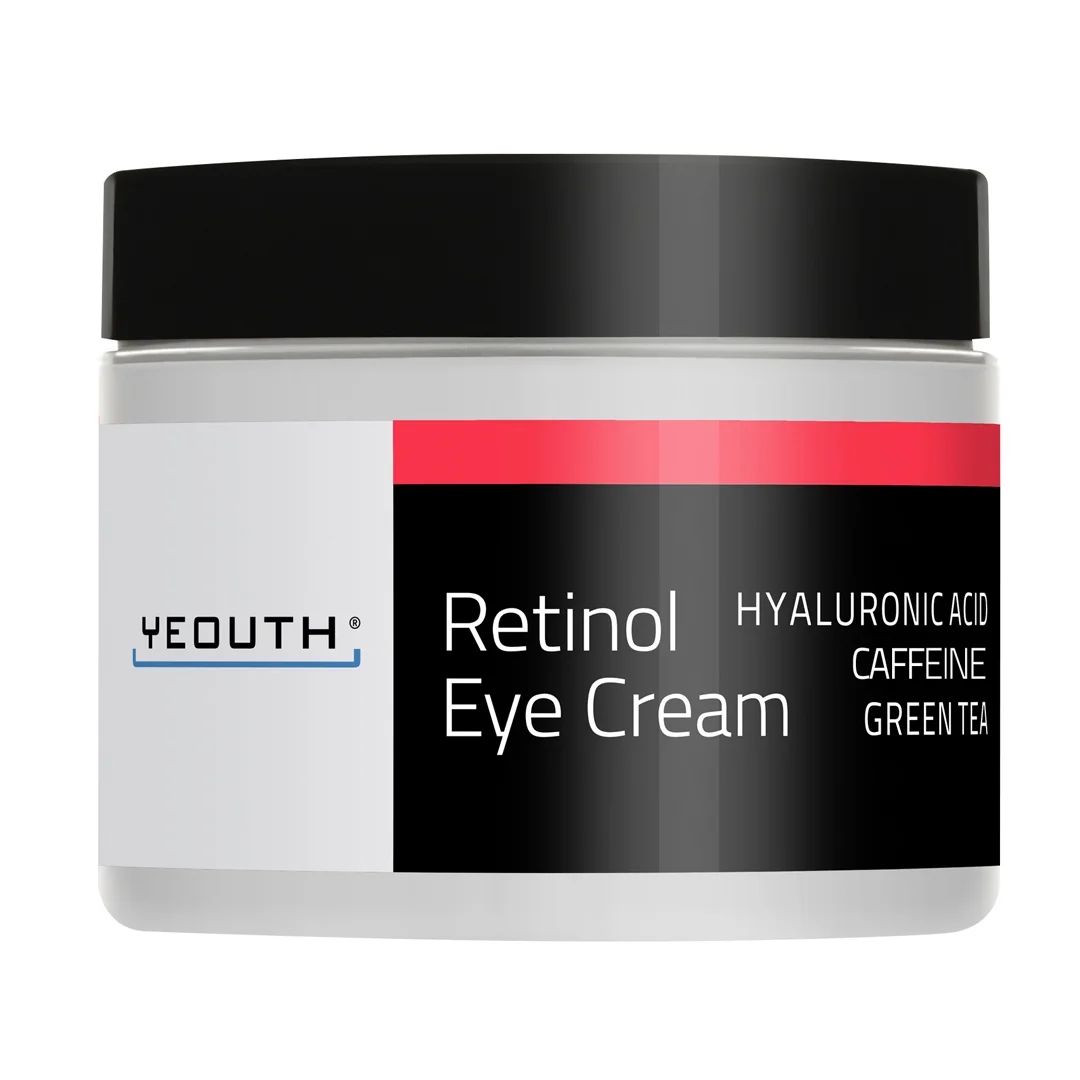 Retinol Eye Cream 2.5% from YEOUTH Boosted w/ Retinol, Hyaluronic Acid, Caffeine, Green Tea, Anti... | Walmart (US)