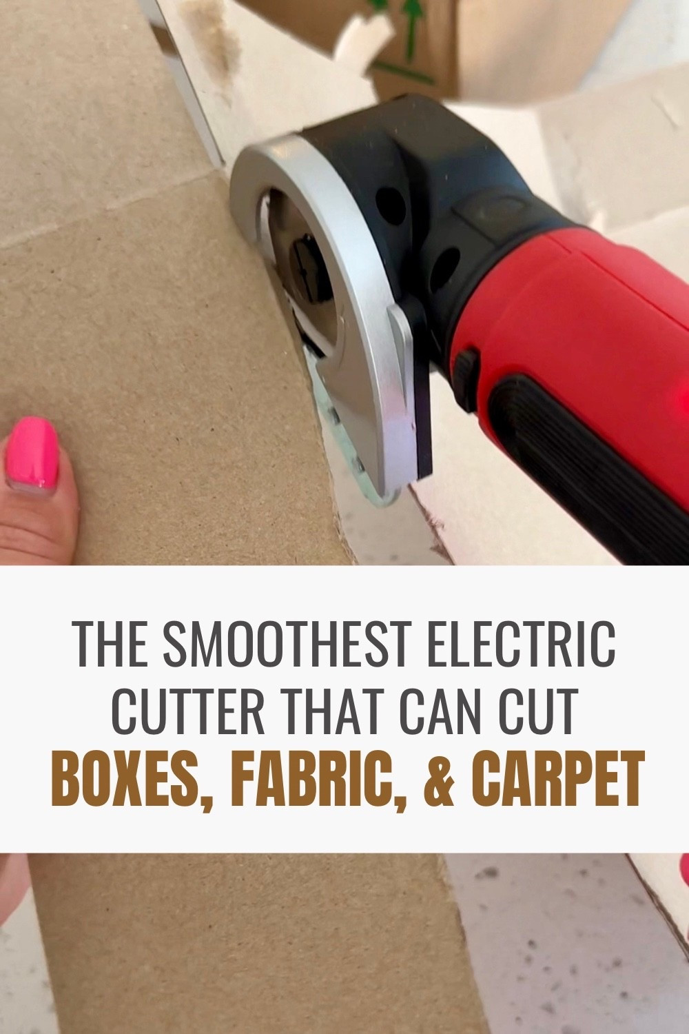 Love that this electric cutter can cut through cardboard, fabric, and carpet!

#LTKHome