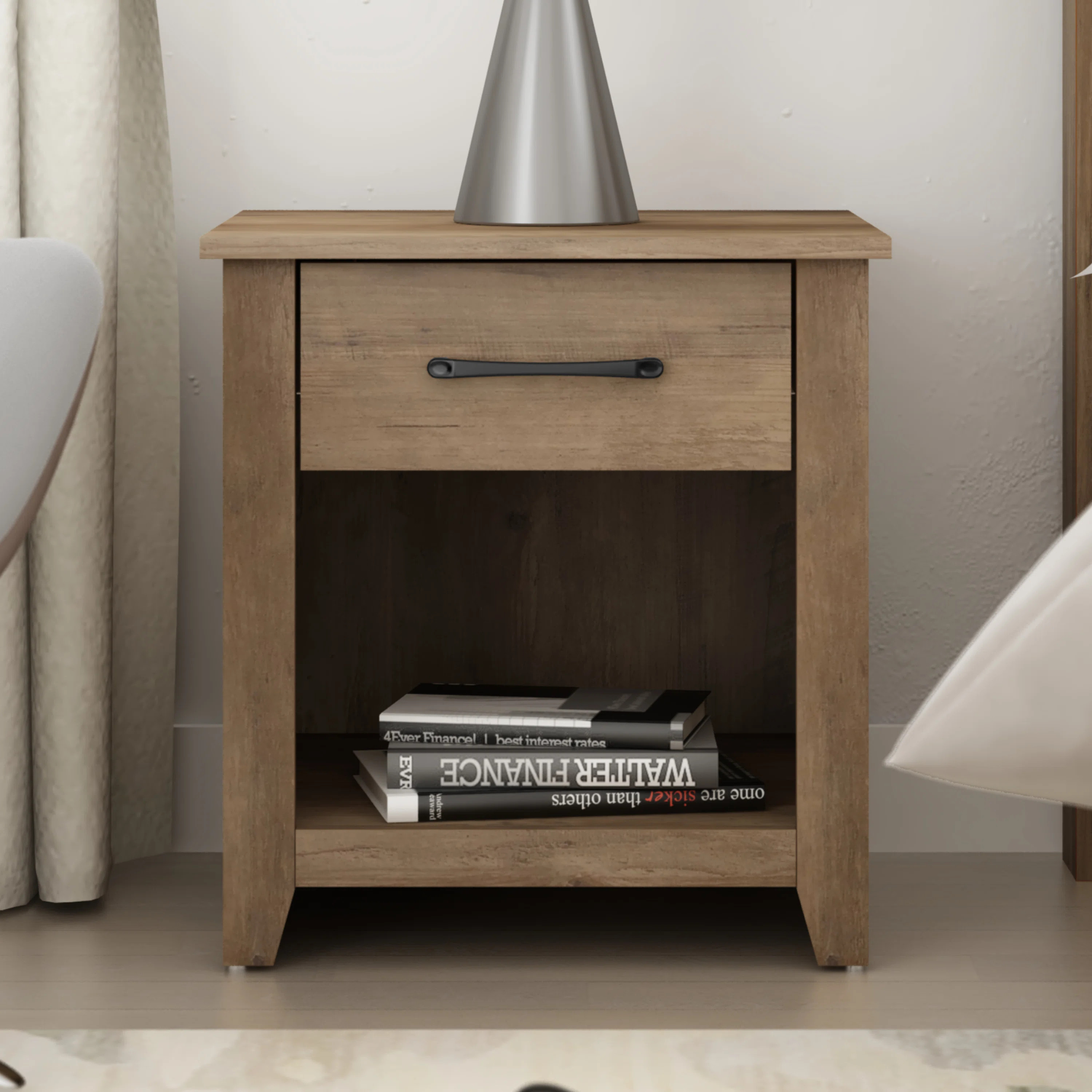 Walter 20.3" 1 Drawer Nightstand | Wayfair North America