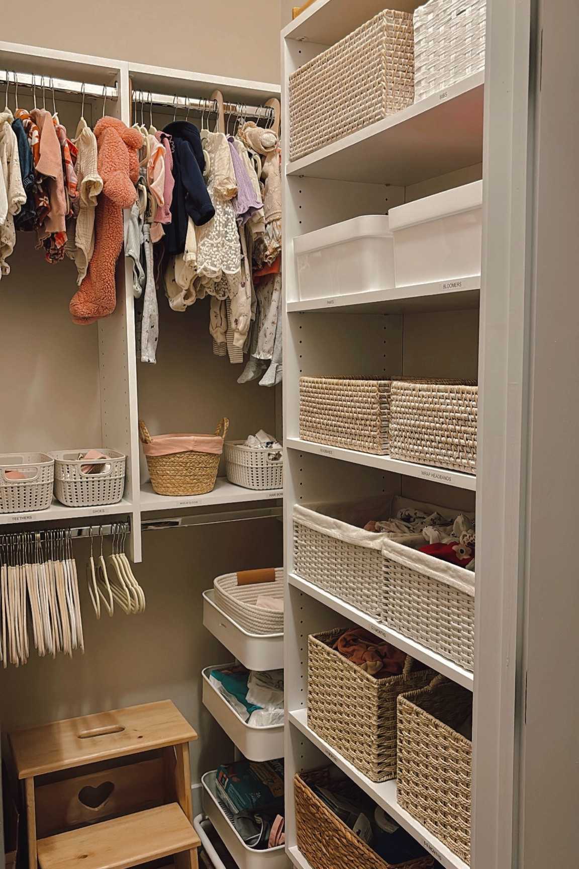 my daughter’s nursery closet organization ☁️🎀👶🏻

#LTKFindsUnder50 #LTKHome #LTKBaby