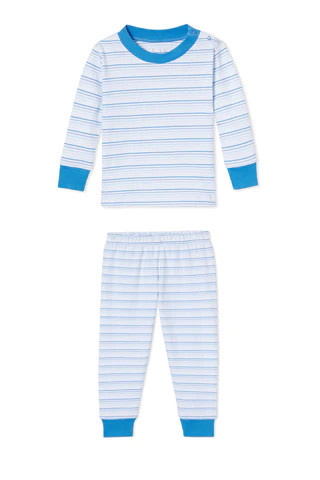 Baby Long-Long Set in Ocean Ombre | Lake Pajamas