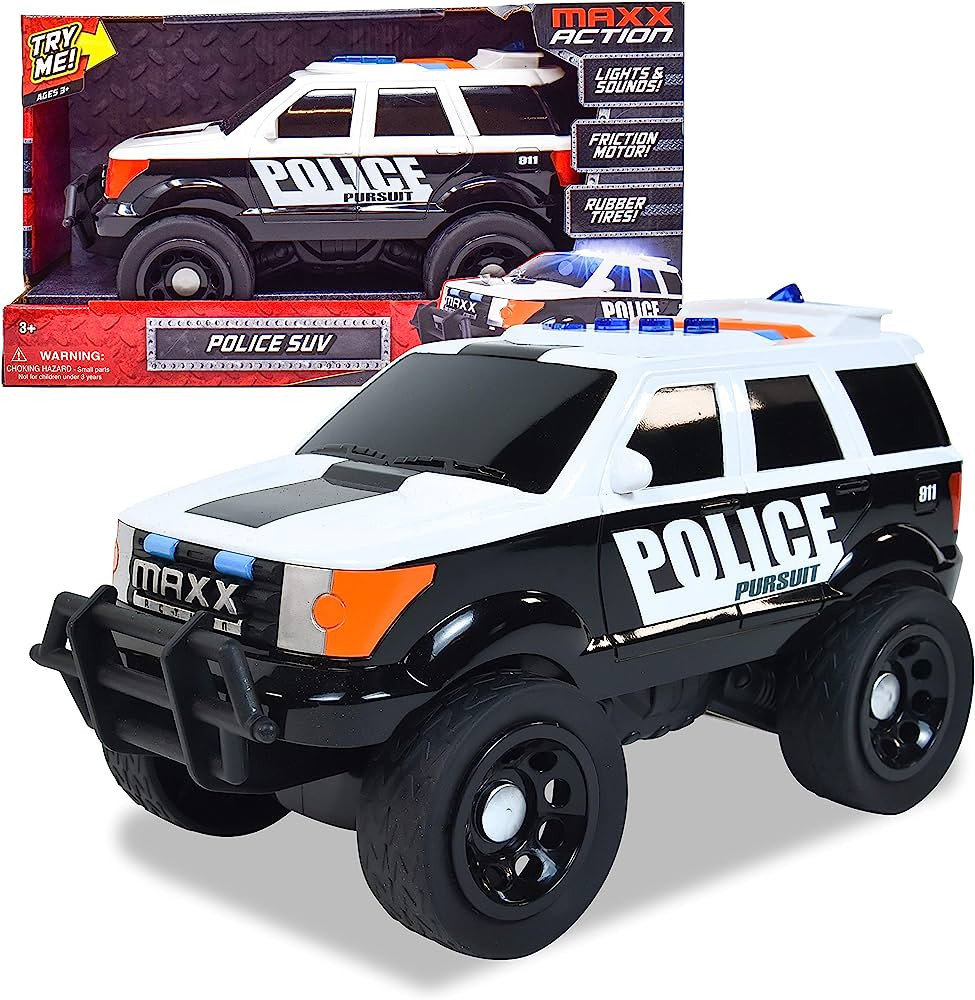 Sunny Days Entertainment Large Police Car – Lights and Sounds Vehicle with Motorized Drive and ... | Amazon (US)