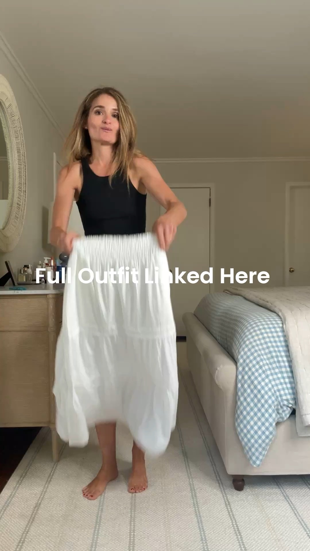 Wearing an XS in tank and skirt

#LTKootd #LTKdayinmylife #LTKmomlife