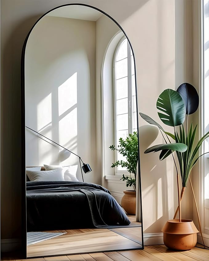 Arch Mirror Full Length, Floor Length Mirror, Arched Floor Mirror, 71"x28" Wall Mirror Full Lengt... | Amazon (US)