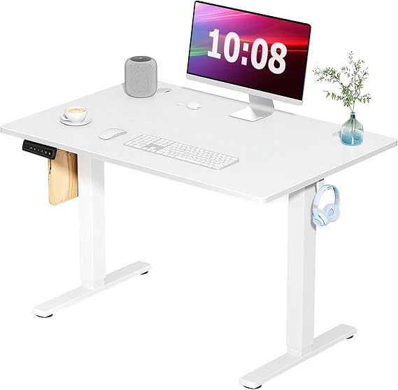 Smug Adjustable Height Standing Desk 40 Inch Electric Sit Stand Up Down Computer Table Ergonomic ... | Amazon (US)