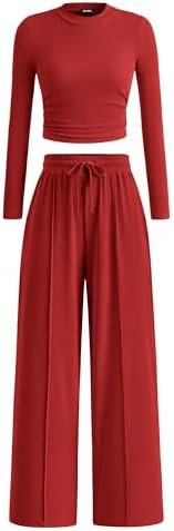 BTFBM Casual Ribbed 2 Piece Sets For Women Fall 2026 | Amazon (US)