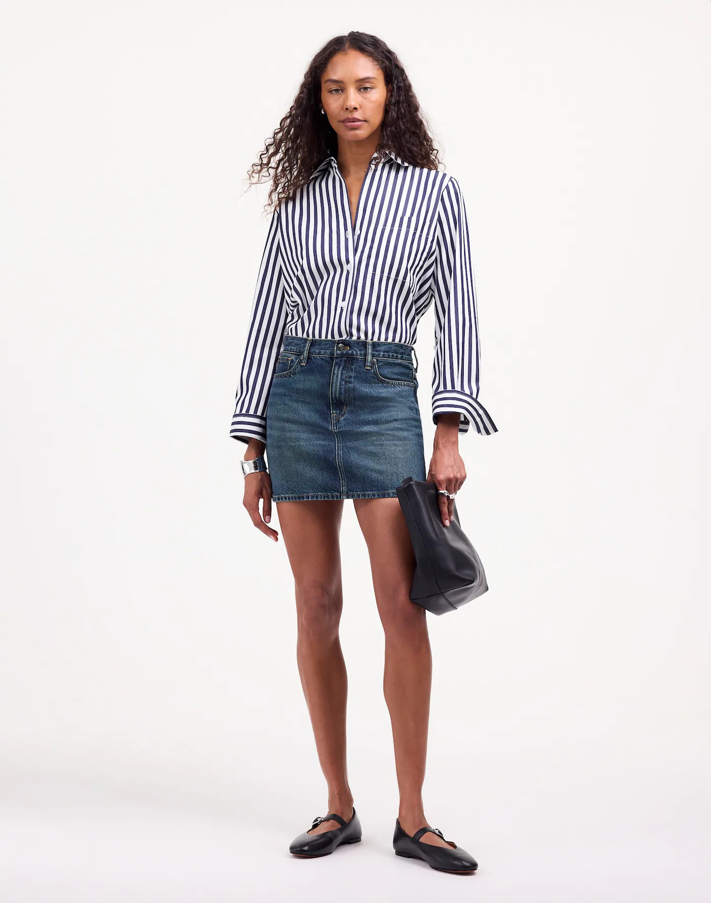 Denim Mini Skirt in Karney Wash | Madewell